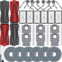 30-teiliges Zubehörset für Roborock Saros 10R / Qrevo Curv 2 Pro – Ersatzteile Set