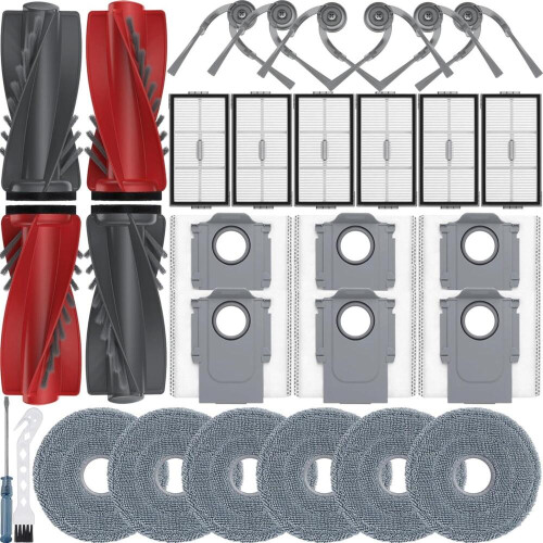 Σετ αξεσουάρ 30 τεμαχίων για Roborock Saros 10R / Qrevo Curv 2 Pro – σετ ανταλλακτικών