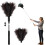 Ostrich feather duster, extendable with telescopic handle – Washable feather duster 1