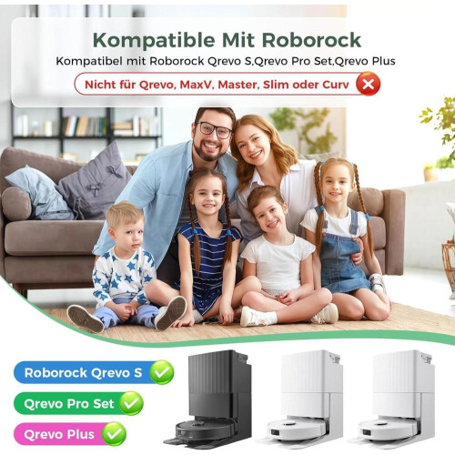 25 αξεσουάρ για Roborock Qrevo S / Pro / Plus – ανταλλακτικό σετ βουρτσών και φίλτρων 1