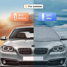 Para-sol dobrável para para-brisa de carro (147x100cm) – Proteção UV