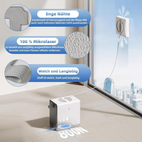 Σετ πανιών καθαρισμού 16 τεμαχίων για ECOVACS Winbot W2 / W1 PRO – σφουγγάρια καθαρ 2