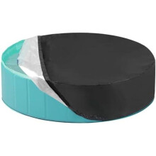 Rond afdekzeil voor hondenbadje Ø160x30cm – Waterdicht en UV-beschermend afdekzeil voor kinderbadjes