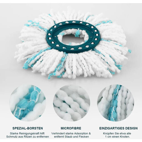 Συσκευασία 4 ανταλλακτικών κεφαλών CLEAN TWIST Disc Mop micro duo – Κατάλληλη για σφ 1