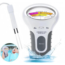 2-in-1 elektronische pH- en chloormeter – Draagbare watertester voor zwembad en spa