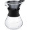 Pour Over Kaffeebereiter 400ml aus Glas – Handkaffeefilter mit Edelstahl Permanentfilter 1