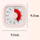 Visueller 60-Minuten Countdown-Timer – Leiser Kurzzeitmesser für Schule & Küche 2