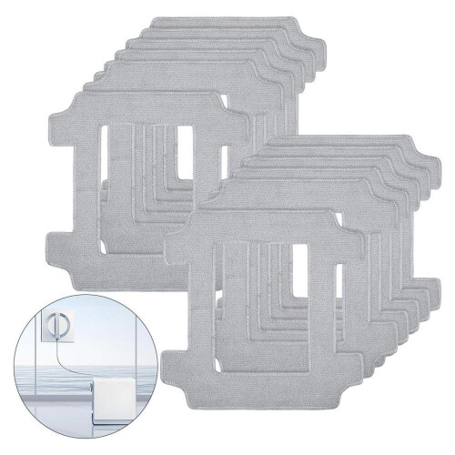 12x vaskbare mikrofiberklude til Ecovacs Winbot W2S / W2S Omni Windows