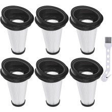 6x HEPA-vervangingsfilters voor Grundig VCH 9129L 9130 9930 draadloze en handstofzuigers