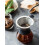 Pour Over Kaffeebereiter 400ml aus Glas – Handkaffeefilter mit Edelstahl Permanentfilter 5