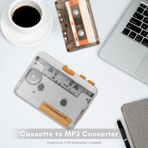 Φορητή κασέτα εγγραφής Μετατροπέας USB σε MP3 – Κασετόφωνο με υποδοχή 3,5 mm 1