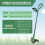 Trådspolesett for Bosch EasyGrassCut gresstrimmer – 6 spoler og 2 deksel 3