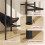 Bartafelset met 2 stoelen, naturel hout 8