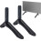 Suporte universal para TV, suporte de mesa para TVs LED LCD de 26 a 100 polegadas com parafusos de fixação no chão. 1