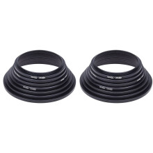 set 49mm52mm55mm58mm62mm67mm72mm77mm Anelli adattatori per filtro obiettivo in metallo per fotocamera, paraluce, adattatore per obiettivo