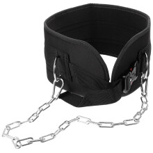 Fitness Dipping Belt with Chain for Weightlifting Pull-up Belt Weight Dip Belt