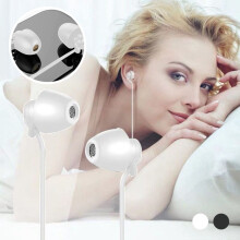 3,5 mm mini siliconen oordopjes, mute-koptelefoon, in-ear, ruisonderdrukking, bedraad, slaapkoptelefoon