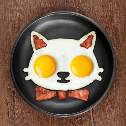 Moule à œufs en silicone FUNNY SIDE UP, Chat, petit - 2