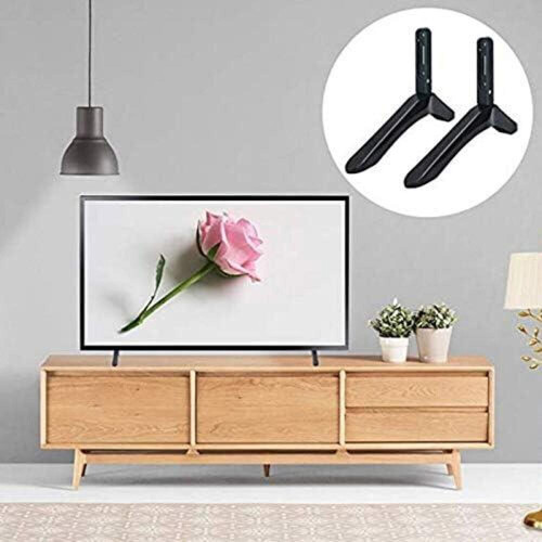 Suporte universal para TV, suporte de mesa para TVs LED LCD de 26 a 100 polegadas com parafusos de fixação no chão. 1