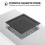 140mm Dust Filter for Computer Cooler Fan, [4Pack] Magnetic Frame PC Fan Dust Mesh PC Cooler Filter Dustproof PVC 3