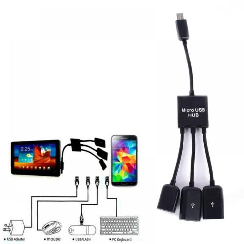 Multi-Function Charging Cable, Universal3-In-1Usb Cable Charging Cable Adapter For Mobile Tablet 1