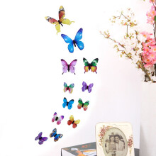 DIY Mirror3D Sommerfugl Aftagelige Mural Stickers Vægklistermærker Til Hjemmet Og Værelset