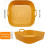 4er-Set Silikonformen für Heißluftfritteuse (22cm) – Wiederverwendbare Backform Körbe 2