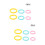 240Pcs Knitting Accessories Stitch Markers Crochet Hook Tool 1