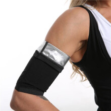 Zonghan Dames Armbeschermer voor Body Sculpting Yoga Oefeningen Fitness Afslankende Zweetkleding Zweetarmband Beschermer Zilverkleurig Gelakt 4XL
