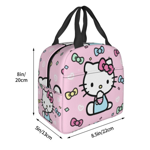 Τσάντα φαγητού Hello Kitty Lunch Box με μόνωση για γυναίκες ή άνδρες, 1