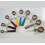 100Pcs Paper Clip Organizer Assorted Holders Box Cardboard White 2