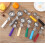 100Pcs Paper Clip Organizer Assorted Holders Box Cardboard White 3