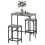 Bartafelset met 2 stoelen grijs 2