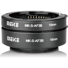 Tubo adattatore di prolunga macro autofocus MK-S-AF3B da 10 mm e 16 mm compatibile con fotocamere mirrorless Sony con attacco E e attacco FE.