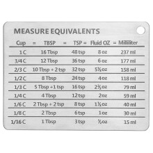 Tableau de mesures magnétique professionnel pour la cuisine et le réfrigérateur