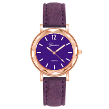 CHOII Opruiming! Stijlvol paars dameshorloge met band, elegant en verfijnd - Geschikt voor casual mode, perfect cadeau voor vrouwen