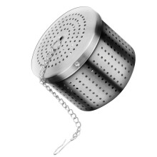 Filtro per tè, infusore per cucina, diffusore per foglie sfuse, cestello per salamoia multiuso in acciaio inox