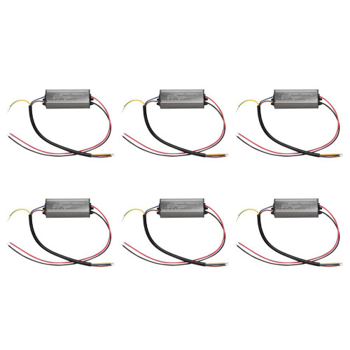 6X30W LED-driver konstant strømdriver strømforsyningstransformator vanntett