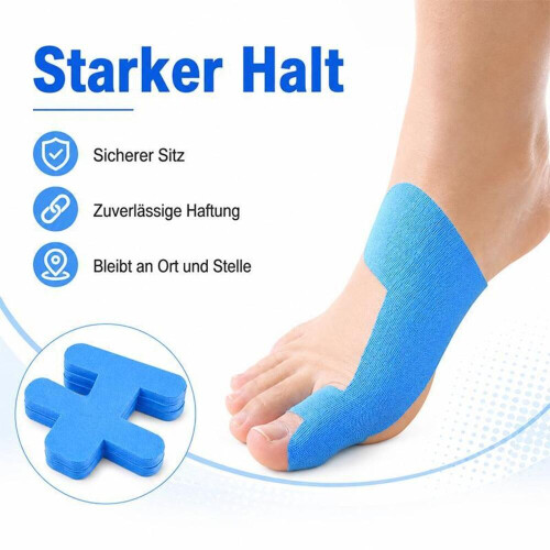 20 τεμάχια ταινίας διόρθωσης Hallux Valgus – Προκομμένες ελαστικές ταινίες δακτύλ 1