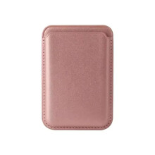 Pouzdro na karty SiGN MagSafe z PU kůže - růžovo-zlaté
