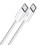 Kabel SiGN USB-C na USB-C, 60W/3A, 1m - bílý 1