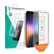 Ochranný kryt SiGN pro iPhone 17 Pro Max - EZ Application s aplikátorem bez prachu
