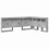 VidaXL vidaXL Storage Headboard Concrete Grey 120 cm Engineered Wood 5