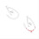 Silikon ørekroker for AirPods 1/2/3/Pro (2 par) 2