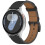 Rem i ægte læder til Samsung Watch 4 5 6 7 Black 2