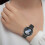 Rem i ægte læder til Samsung Watch 4 5 6 7 Black 10