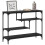 VidaXL vidaXL Console Table Black Oak 100 x 30 x 75 cm Engineered wood 3