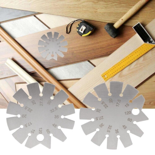 Stainless Steel Angle Template Tool - Woodworking Gauge Ruler 2