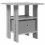 VidaXL vidaXL Bedside Table Grey Sonoma 41 x 40 x 45 cm Engineered Wood 2
