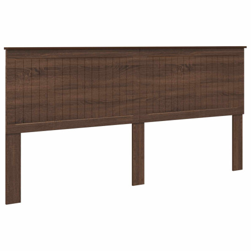 VidaXL vidaXL Headboard with Headboard Brown Oak 200 cm Engineered wood 2